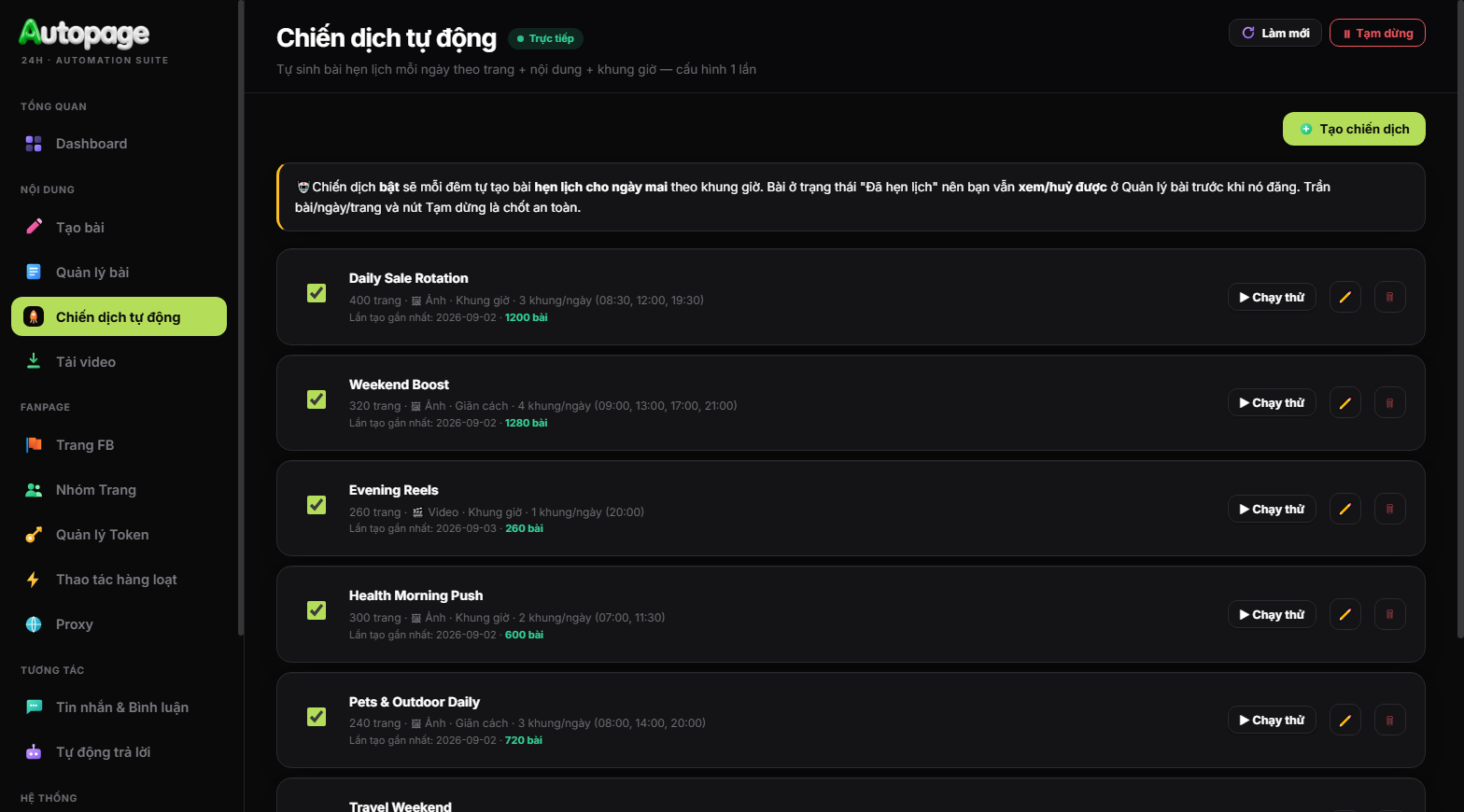 Chiến dịch tự động